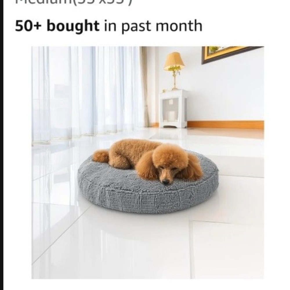 Cozy Gray Pet Bed